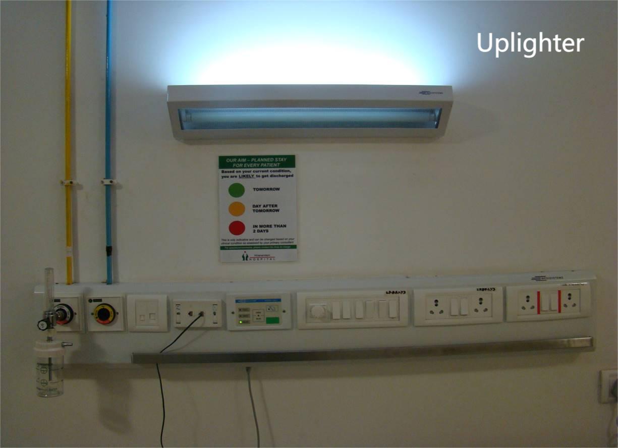 9070L Patient Bed Lamp Uplighter