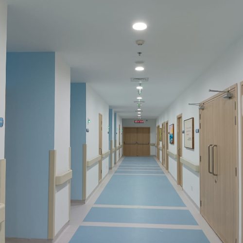 2014B Door Display Units in a hospital corridor 4